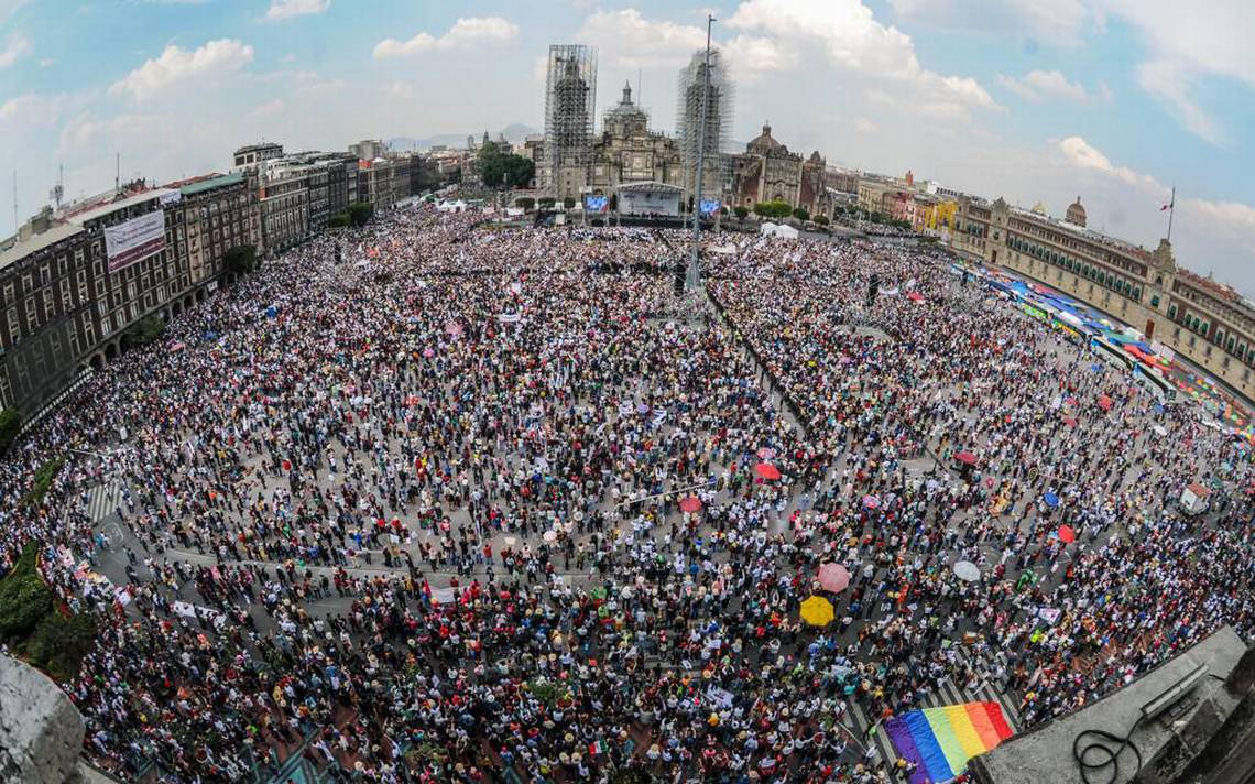 Marcha del pueblo en apoyo a AMLO, noviembre 2022 