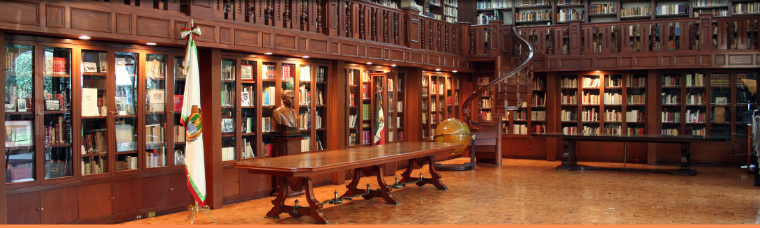 Biblioteca México en la Fundación Miguel Alemán.