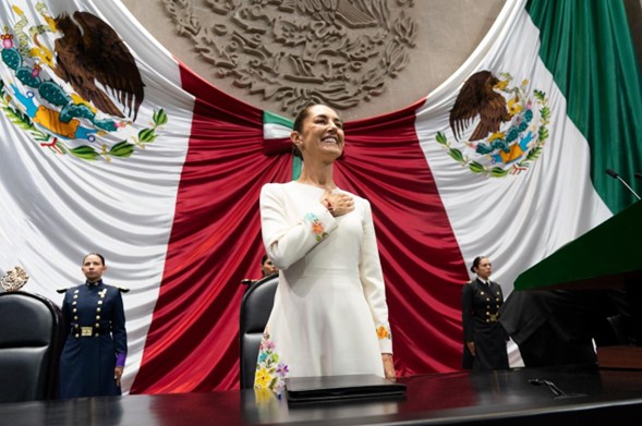Dra. Claudia Sheinbaum primera mujer en la presidencia de México.