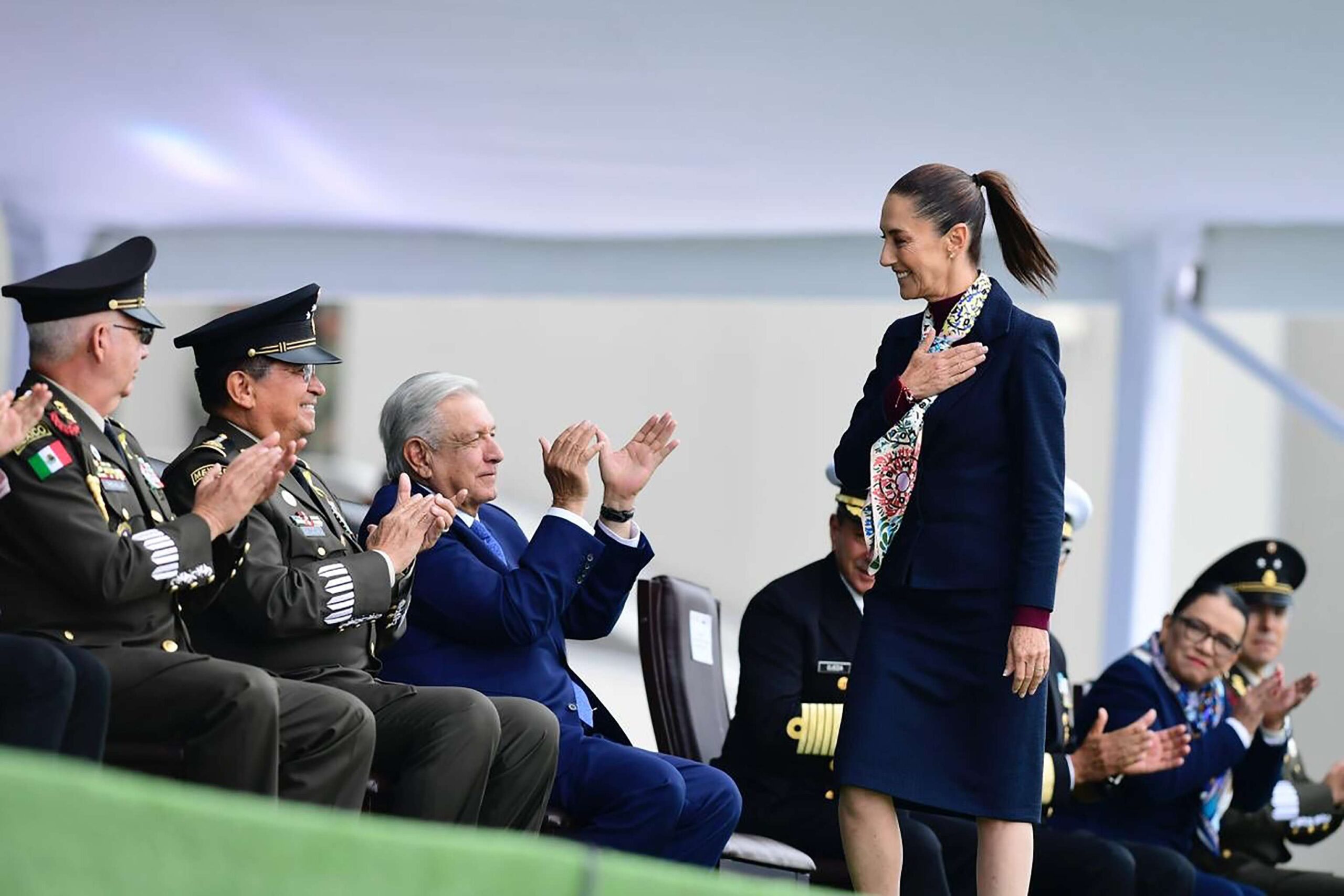 Sheinbaum en un evento oficial